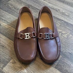 Bally Brown Leather Loafer